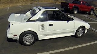 1987 Toyota MR2 AW11  POV test drive [upl. by Tannenbaum]