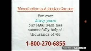 2011 AKINMEARS TV COMMERCIAL MESOTHELIOMA ASBESTOS CANCER [upl. by Qiratla]