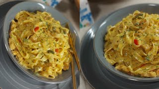 Ik heb nog nooit zon heerlijke Tagliatelle met kipfilet pasta gegeten Makkelijk en goedkoop rcpt [upl. by Ramuk37]