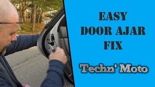 Door Ajar Warning Signal Easy Fix  Techn Moto [upl. by Dnumde]