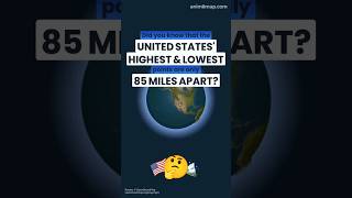 The surprisingly close highest and lowest point in the US [upl. by Gibby]