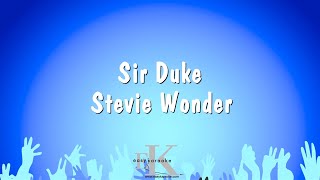 Sir Duke  Stevie Wonder Karaoke Version [upl. by Stuppy]