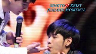 SINGTO PRACHAYA and KRIST PERAWAT JEALOUS MOMENTS  SUPER SWEET [upl. by Lathe]