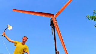 Powerful Wind Generator DIY  Free Energy  Green Energy [upl. by Dnyletak]