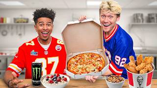 We Tried NFL Players Pregame Meals [upl. by Eirrak]