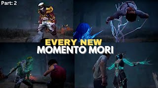 Every New Momento Moris  Trailers Part 2  Dead By Daylight [upl. by Aihcrop750]