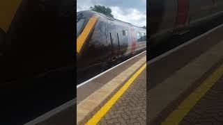 Cross Country voyager departing Tiverton Parkway to Edinburgh please like and subscribe [upl. by Llerrehs]