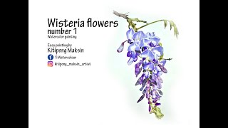 Wisteria flowers number 1 [upl. by Ardnua978]