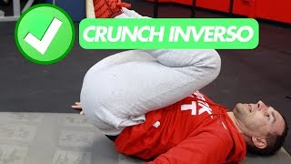 Crunch inverso a terra  Addominali Tutorial [upl. by Akinehc]