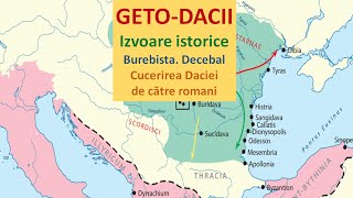 Getodacii Izvoare istorice Burebista Decebal Cucerirea Daciei de către romani [upl. by Baudin]