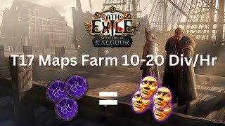 Farming for T17 Maps Easy currency boost 1020 Divhour [upl. by Say]