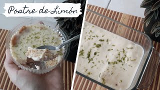 POSTRE de LIMÓN  SUAVE CREMOSO y MUY FÁCIL de Hacer [upl. by Derfniw]