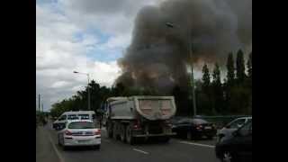 Shantytown Fire Near Paris France  Part 3 [upl. by Eiffub]