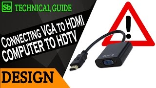 HDMI to VGA adopter used wrongly as VGA to HDMI [upl. by Dunstan643]