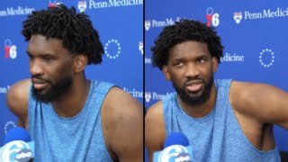 Joel Embiid Speaks On Not Being Able To Play Right Now [upl. by Maryn]