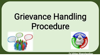 Grievance Handling Procedure l Meaning Causes Process approch [upl. by Eiliak]