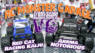 Red Cat Racing Kaiju vs Arrma Notorious Outcast [upl. by Adnol]