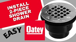 How to install an Oatey Shower Drain [upl. by Suhail9]