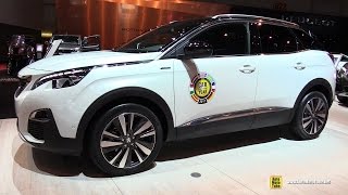 2017 Peugeot 3008 GT Line  Exterior and Interior Walkaround  2017 Geneva Motor Show [upl. by Ednargel425]