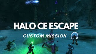 HALO CE ESCAPE  Halo CE Custom Mission [upl. by Millwater]