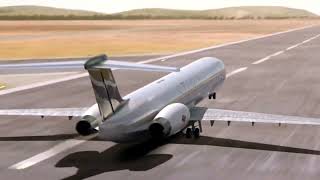 Spanair flight 5022 fixed Crash animation  CVR [upl. by Enois]