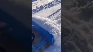 Smart cart plowing snow [upl. by Stenger]