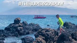 TheSuperKidsPlay go on a Maui lava rock adventure to find fish crabs jellyfish mollusks amp more [upl. by Seafowl]