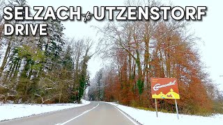 Selzach to Utzenstorf  Winter Roads  Switzerland [upl. by Sefton982]