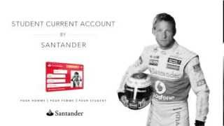 Santander Student Current Account quotPour Studentquot  with Jenson Button [upl. by Farand]