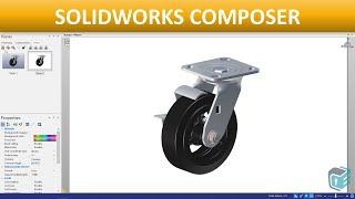 SOLIDWORKS Composer  Creating Animation [upl. by Lleumas288]