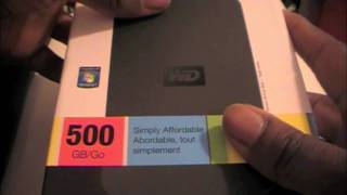 Unboxing WD Elements 500GB Portable Harddrive Model WDBAAR5000ABK [upl. by Hackett]