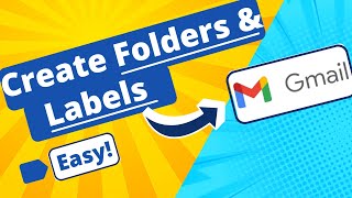 Create and Use Folders amp Labels in Gmail  Gmail Tutorial 2024 [upl. by Phillida]