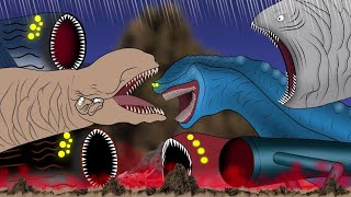 Sea Eater VS Worm VS BLOOP VS exogorthVS El Gran Maja [upl. by Nosreme]