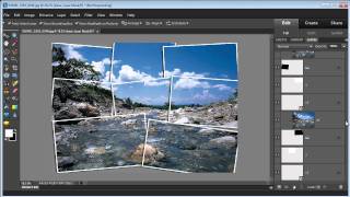 Photoshop Elements 10 Create a Photo Collage Effect [upl. by Alene405]