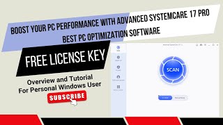 Boost Your PC Performance with Advanced SystemCare 1740242 PRO  Best PC Optimization Software [upl. by Anilos]