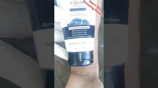 Glow amp Clean Activated Charcoal Face Wash cream beautyproducts glowing [upl. by Eisenberg]