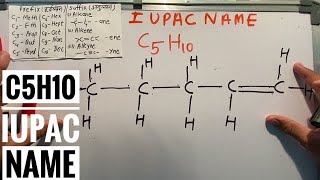 C5H10 Hydrocarbon Iupac Name  Iupac Nomenclature Example Class 10 in Hindi [upl. by Seka749]