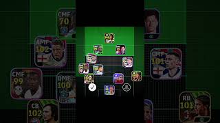 3511 Formation efootball efootball2024 pes pesmobile sakilgamer07 shorts [upl. by Aibonez]