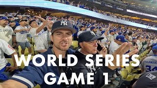 2024 WORLD SERIES GAME 1 AT DODGER STADIUM [upl. by Neffirg]