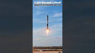 SpaceX 7K Starlink Success  7001 Starlink Liftoff  Starlink 7K Milestone Launch [upl. by Viv]