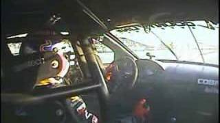 Nyce1scom  Gary Gardella Racing Crash In Car View Pomona [upl. by Oruhtra]