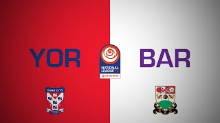 YORK CITY 31 BARNET  National League highlights  22nd October 2024 [upl. by Ynnaj]