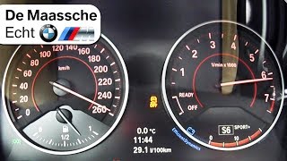 BMW M140i 0250kmh ACCELERATION amp TOP SPEED  BMW M De Maassche Echt [upl. by Zzahc631]