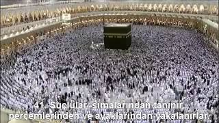 Rahman Suresi Kabe İmamı Sudais Türkçe Altyazılı Mealli [upl. by Yesdnik387]