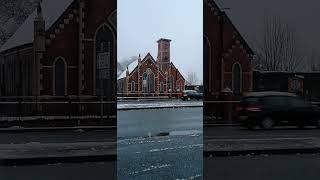 Y así amanecio en Flint Flintshire in Wales 🌨️❄️ [upl. by Otter]