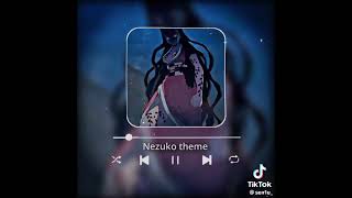 Nezukos Theme Nezuko vs Daki Transformation Theme Song [upl. by Skoorb]