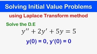 Laplace Transform Initial Value ProblemExample [upl. by Appledorf615]