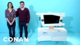 New IKEA Uppleva Is A SNAP To Assemble  CONAN on TBS [upl. by Aihsotal964]