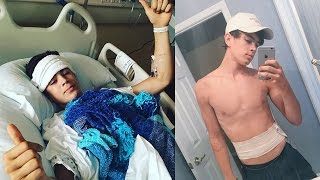 Hayes Grier Gives Update On Injuries PostDirtbike Accident [upl. by Yelmene]