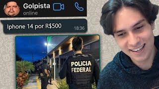 TROLLANDO GOLPISTAS DO WHATSAPP DE NOVO [upl. by Atiugal]